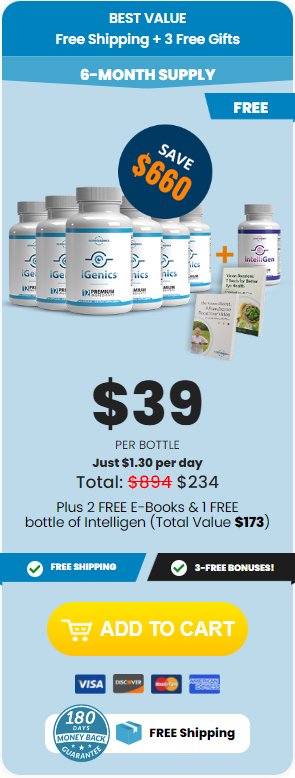 igenics-price 6 bottle